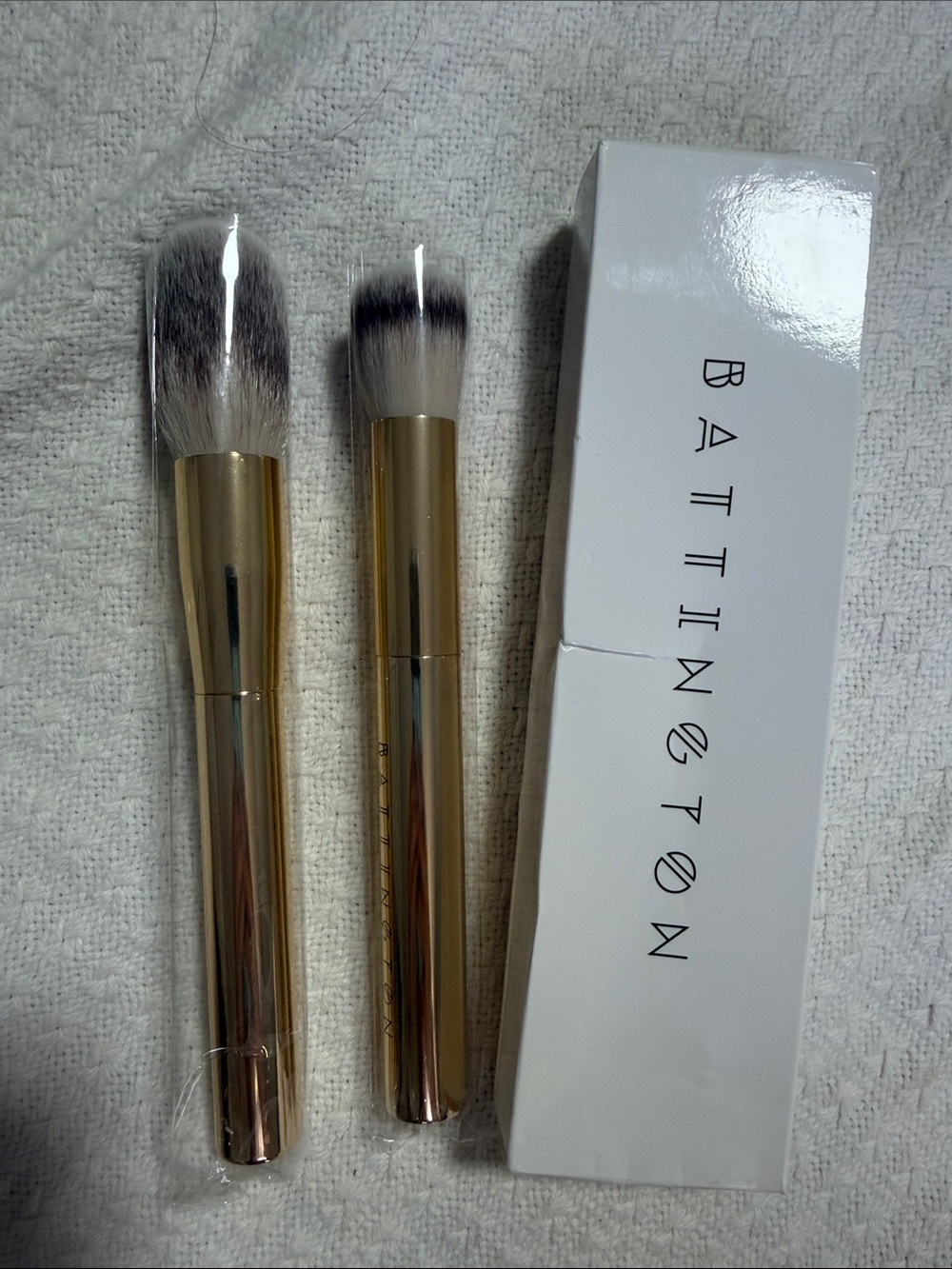 Gold Makeup Brush Set - Women Makeup (Gold)
